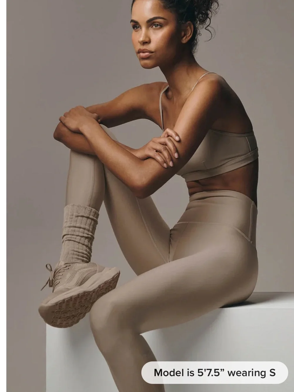Alo Yoga High-Waist Airlift Legging in Gravel